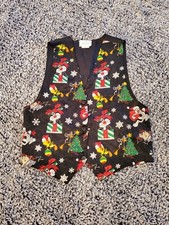 Warner Brothers Looney Tunes Women's Christmas Holiday Vest M/L 1994