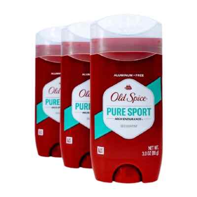 Old Spice Deodorant for Men, Aluminum Free, Pure Sport (85g - 3 Pack)