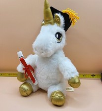 Dan Dee Unicorn Plush 8" Graduation Collectors Choice School Diploma Smoke Free