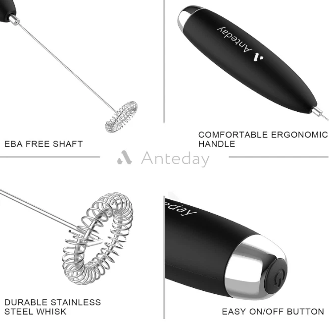 Milk Frother, Frother for Coffee, Frother Handheld, 2024 Upgrade Matcha Whisk