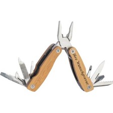 Multitool aus Bambus mit Gravur / Taschenmesser Multitool aus Bambus mit Gravur / Taschenmesser