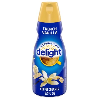 INTERNATIONAL DELIGHT COFFEE CREAMER FRENCH VANILLA 32 OZ PACK OF 3
