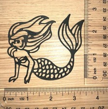 5 LITTLE MERMAID cardstock paper die cut embellishments scrapbook / card making