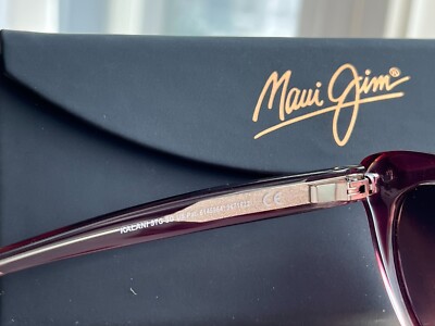 Maui Jim Kalani MJ 818 52C Raspberry Frame + Maui Rose  display picture 3