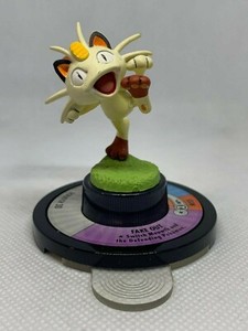 Pokemon Trading Figure Game Meowth Figure 19/42 Black Base