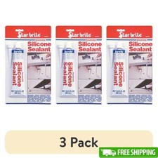 Silicone Sealant Marine Grade Waterproof Flexible Clear Sealant 3 Pack 100ml New