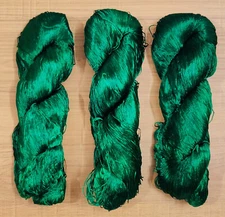  3 Thread Yarn Lace Skeins Knitting Work Reel Silk Fabric 345g Woven Sari