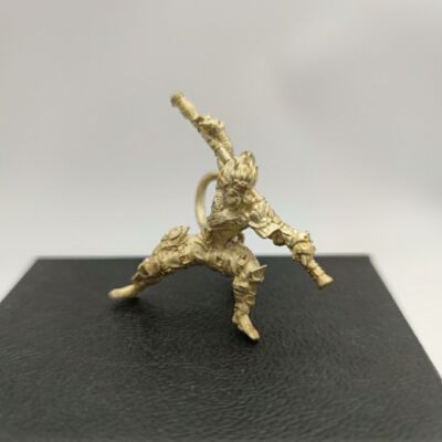 Solid Brass Wukong Action Figure The Monkey King Collectibles Room Desk Decor