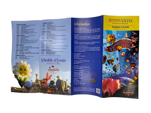 2012 Official Albuquerque International Balloon OFFICIAL Schedule of Events - Picture 4 of 4