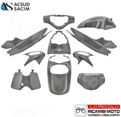 Original Honda SH 125 150 2005 2006 Silver Kit Carene 10 Pieces