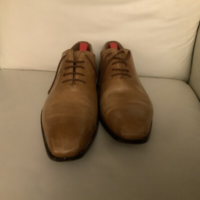 MERCANTI FIORENTINI 6 Eye Plain Toe  Oxford  Brown. Sz 12M.