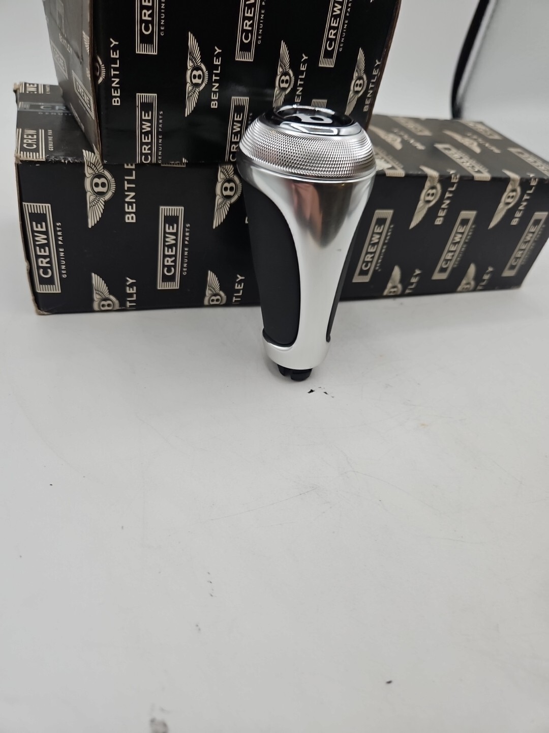 BENTLEY GEAR KNOB STANDARD BELUGA BLACK (GT, GTC & Flying Spur) (3W0711118F4BH)