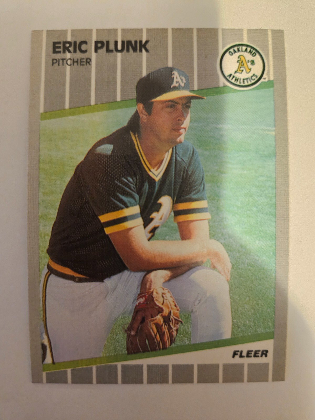 1989 FLEER ERIC PLUNK #20 NM