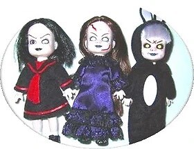 2001 Living Dead Dolls Mini Hong Kong Club Toy2R LE 999 Glow in Dark Eyes - Foto 9 di 9