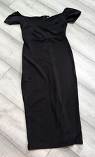 black cocktail dress party wedding pencil black 