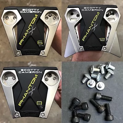 Scotty Cameron Phantom X Screw Set (6) - 2019-2020 - Brand New - All Models