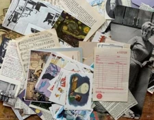 Ephemera Lot Of 50 Pcs Random Junk Journal Scrapbooking