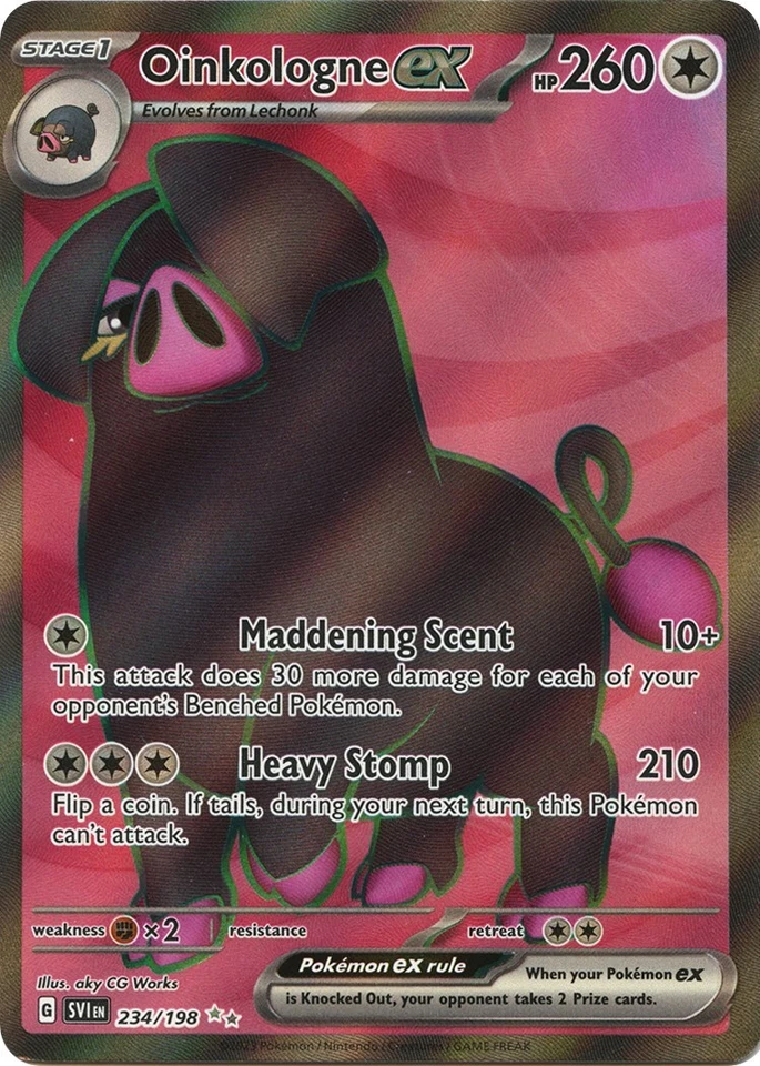 Oinkologne Ex 234/198 SV01: Scarlet & Violet Base Set