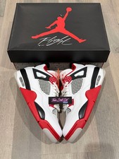 NEW 2020 Nike Air Jordan 4 Retro Fire Red Size 9.5