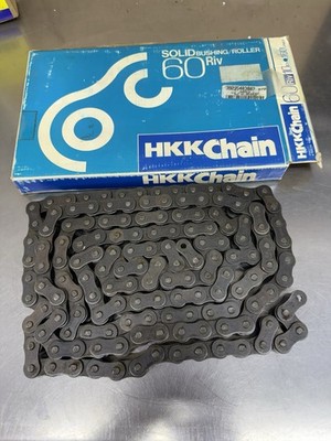 HKK Chain 60 Solid Bushing Roller New Made In Japan 147 Links