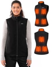 Heated Vest for Women with 7.4 V 16000mAh Battery Pack Included, Small Black