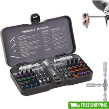 Ergonomic Mini Screwdriver Set W/ Professional Bits & Ratcheting Mechanism US
