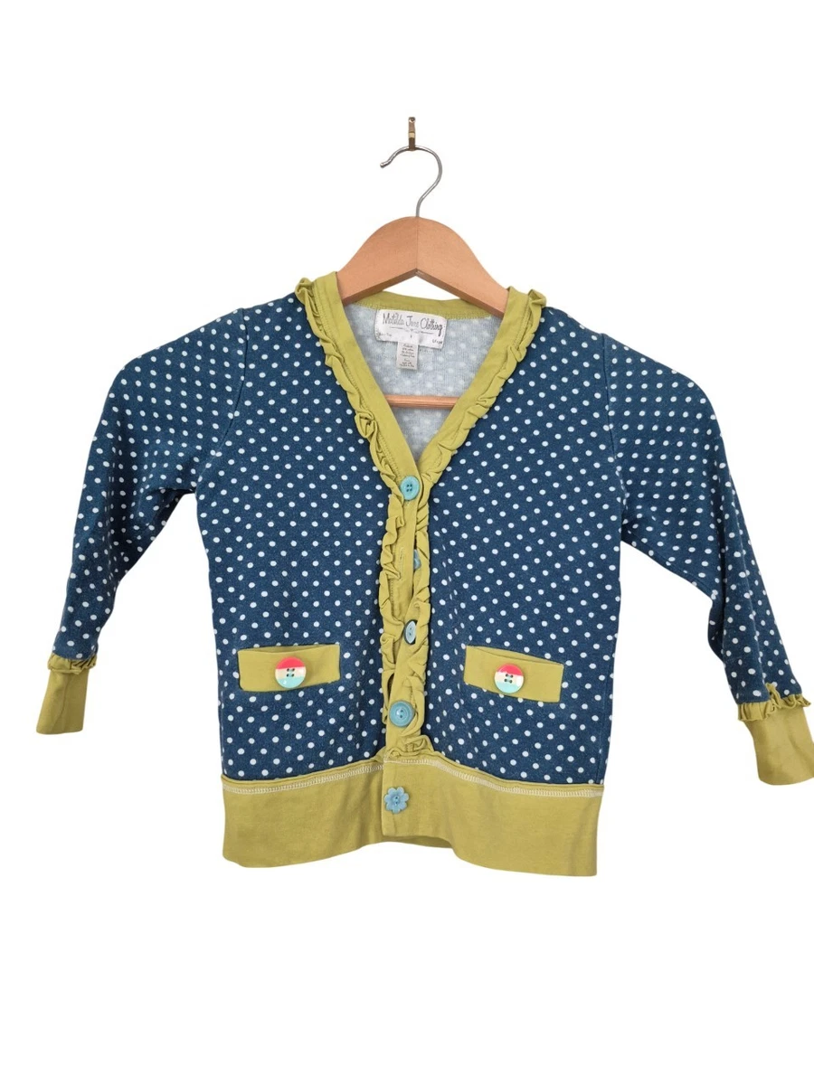 Cardigan Fille Matilda Jane Claudia - Taille 2, Vert, Acrylique - Neuf Sans étiquettes (Prix D'origine 46€)