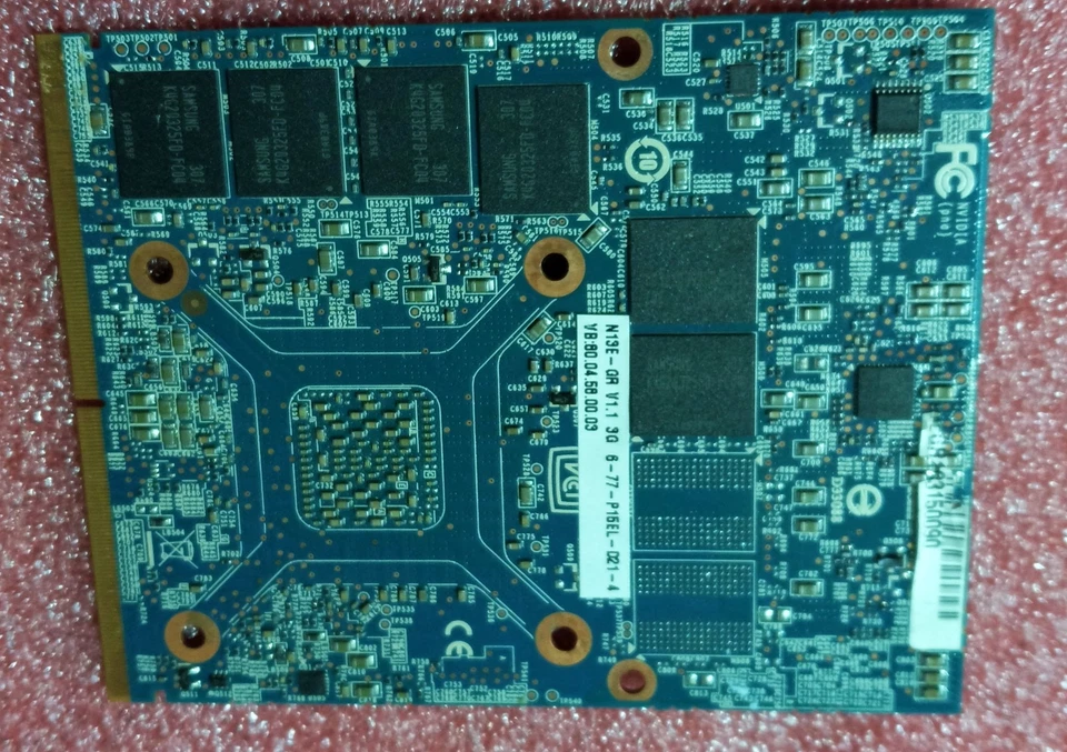 Tested Clevo P150EM laptop N13E-GR-A2 GTX 670MX 3GB video graphics card - Image 3 of 3