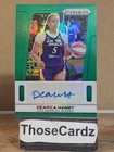 2025 Prizm WNBA Green Prizm Throwback Autograph #TB-DH Dearica Hamby