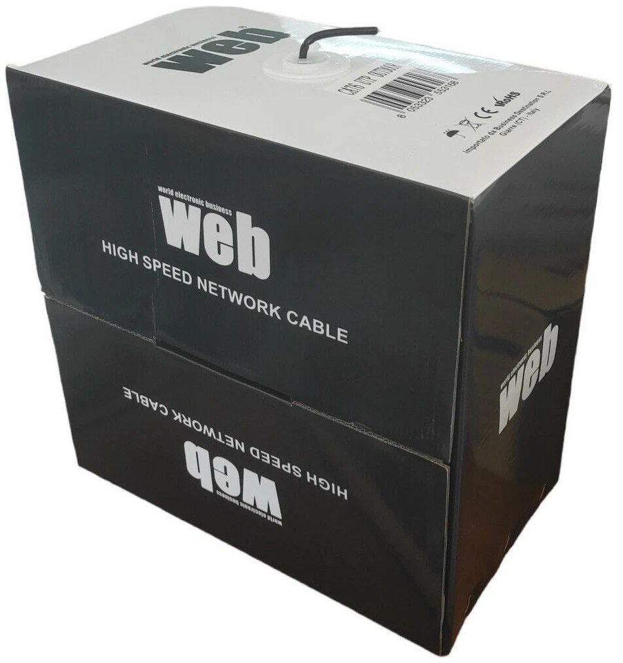 Cavo UTP per esterni cat.6 matassa da 305m - Immagine 2 di 2