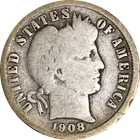 1908-O Barber Dime