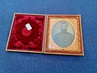 1/6 Plate Tintype of William H. Weeks, Private 16th NH Inf.