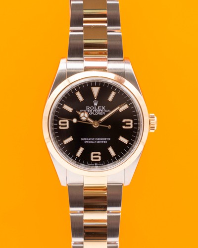 Rolex Explorer 36mm 124273 Two Tone Yellow Gold 2021
