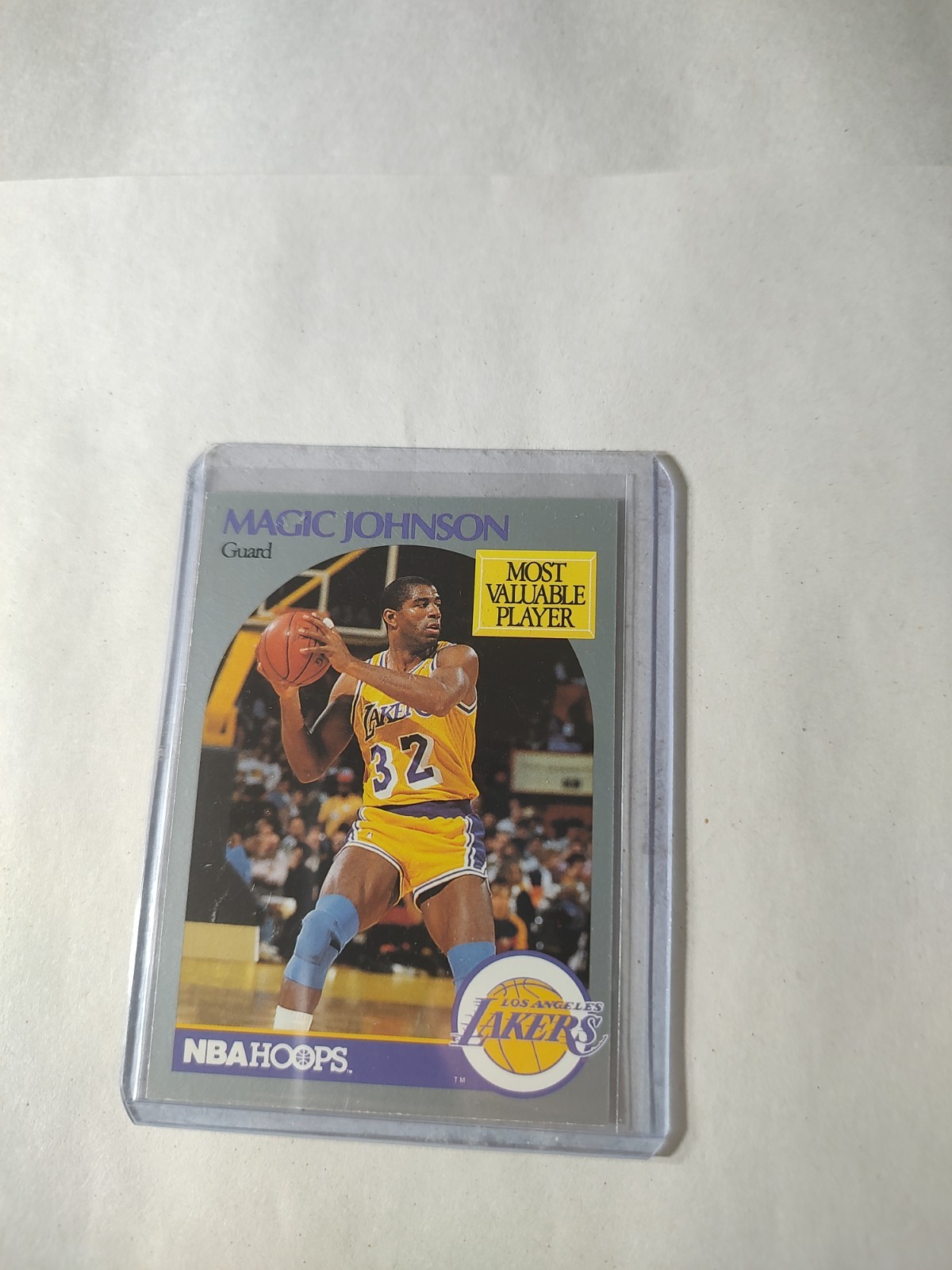 1990 Magic Johnson #157 Most Valuable Player Card NBA Hoops Trading Card