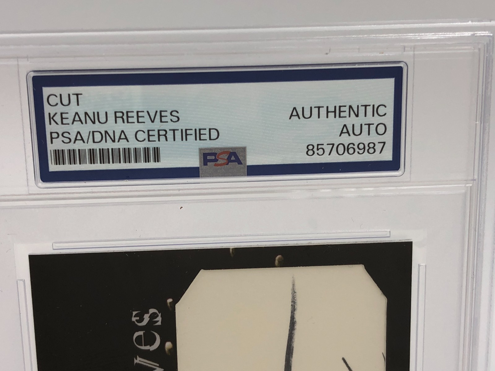 KEANU REEVES PSA AUTO 1/1 Card Authentic 3 x 5" Signed Custom 1 of 1 THE MATRIX view 9