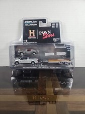 GREENLIGHT 1:64 2015 FORD F-150 & 1968 MUSTANG GT & TRAILER PAWN STARS GL 31130B