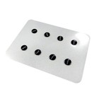 1 Piece Glass Mouse Skates Feet Pads Universal Small Round Dots Sticker DIY4886