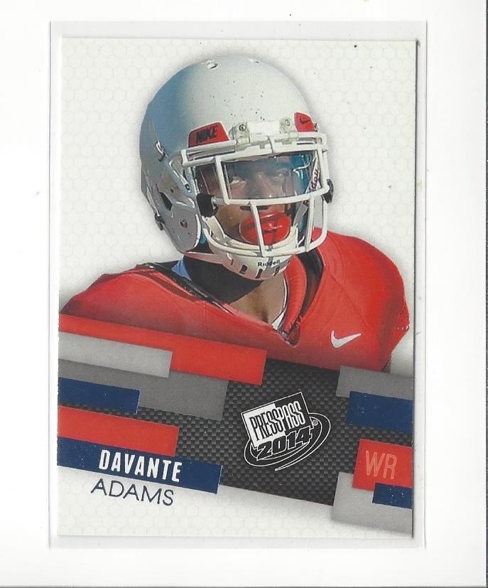 Davante Adams Press Pass #2 Blue