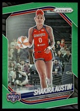 2025 Panini Prizm WNBA Green Prizms #81 Shakira Austin