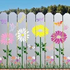 Large Flower Stencils for Painting, 8pcs Wall Stencils for 8PCS Large Flower
