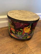Remo Kids Percussion Floor 10" Drum Animals Design Musical Instrument Pre-Owned