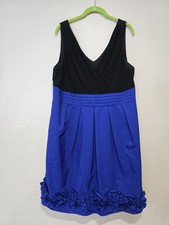 Short Length Formal Even Dress Sleeveless Flower Accents Women's