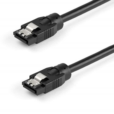 StarTech.com 24 Inch (60cm) Round SATA Cable - Latching Connectors - 6Gbs SATA D