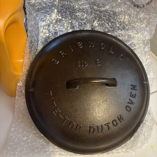 Griswold No 8 Tite Top-Dutch Oven LID ONLY 2551B