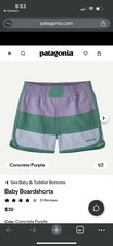 Patagonia Baby Boardshorts Size 5 Swim Shorts