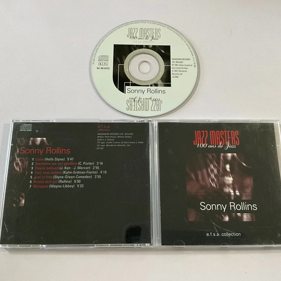 Dinah Washington & Sonny Rollins Jazz Masters CD 1997 e.f.s.a. IRISH IMPORT Foto 3 de 4