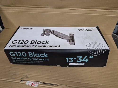 ONKRON Wall Mount 13-34", 8 kg max, VESA 75x75-100x100, Gas Spring, G120-B Black - Picture 5 of 5