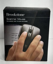 New Brookstone Scanner Mouse, USB, Scan Documents Photos Receipts And More!