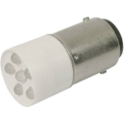 CML Innovative Technologies 1864035W3 LED-Signalleuchte Kaltweiß BA15d 24 V/DC,
