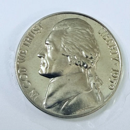 1959-P Jefferson Nickel Proof — photo from the most recent tracked eBay sale
